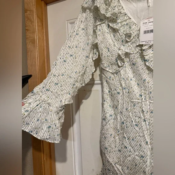 NWT Free People Sweetest Thing Ivory Floral Dress - Picture 15 of 16